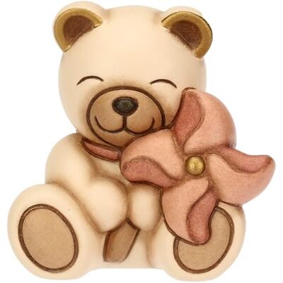 THUN Teddy con Molinillo Rosa cerámica Colección Bombonera 5.2 x 4.1 x 5.2 cm THUN Teddy con Molinillo Rosa cerámica Colección Bombonera 5.2 x 4.1 x 5.2 cm