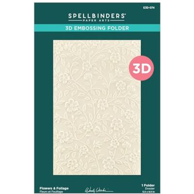 Spellbinders Wendy Vecchi, One Carpeta de grabado en relieve 3D de The from The Garden Collection Spellbinders Wendy Vecchi, One Carpeta de grabado en relieve 3D de The from The Garden Collection