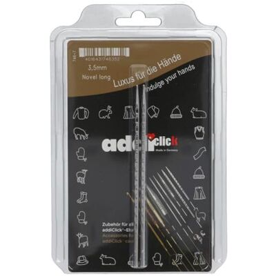 Addi Click Novel Long Puntas Intercambiables Cuadradas 3.50 mm 1 U Addi Click Novel Long Puntas Intercambiables Cuadradas 3.50 mm 1 U