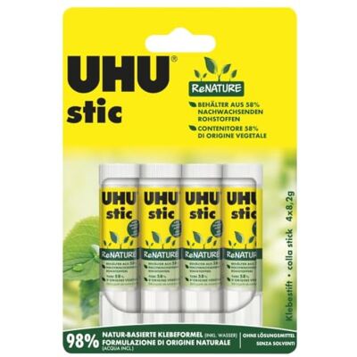 UHU stic ReNATURE 4x8,2g BTS 2019 UHU stic ReNATURE 4x8,2g BTS 2019