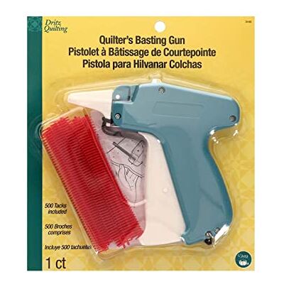 Dritz Quilter's Pistola de untar con 500 tachuelas Dritz Quilter's Pistola de untar con 500 tachuelas