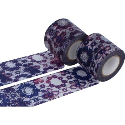 Classiky Set 2 cintas adhesivas masking tape washi zwilinge violeta 45mm.x15m. Classiky Set 2 cintas adhesivas masking tape washi zwilinge violeta 45mm.x15m.