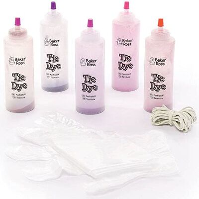 Baker Ross Kit Tintura Tie Dye en Colores Rojo, Rosa y Morado Por Paquete, Pintura para Niños () Baker Ross Kit Tintura Tie Dye en Colores Rojo, Rosa y Morado Por Paquete, Pintura para Niños ()