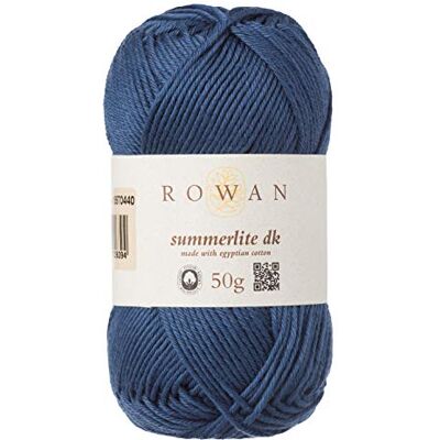 Rowan Summerlite DK S.Blue Ovillo de lana (100% algodón, 50 g) Rowan Summerlite DK S.Blue Ovillo de lana (100% algodón, 50 g)