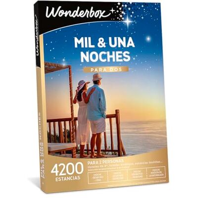 WONDERBOX Caja Regalo Mil & Una Noches para Dos para 2 Personas WONDERBOX Caja Regalo Mil & Una Noches para Dos para 2 Personas