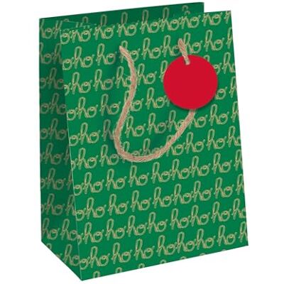 Eurowrap Christmas Spirit, bolsa mediana de papel kraft, 21,5 x 10,5 x 25,5 cm, paquete de 6 Eurowrap Christmas Spirit, bolsa mediana de papel kraft, 21,5 x 10,5 x 25,5 cm, paquete de 6