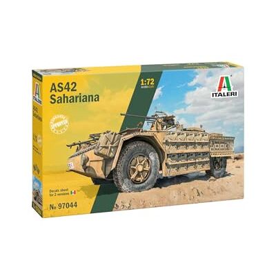 Italeri 1:72 AS 42 Sahariana Modelismo, Kit de Montaje, modelismo estático, Manualidades, Hobby, Pegamento, Kit de plástico, 1:72, Kit de Tanque Italeri 1:72 AS 42 Sahariana Modelismo, Kit de Montaje, modelismo estático, Manualidades, Hobby, Pegamento, Kit de plástico, 1:72, Kit de Tanque
