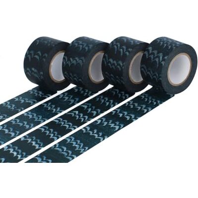 Classiky Set 4 cintas adhesivas masking tape washi welle índigo 30mm.x15m. Classiky Set 4 cintas adhesivas masking tape washi welle índigo 30mm.x15m.