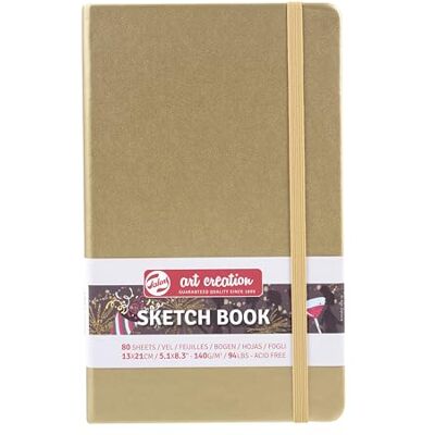 ART Cuaderno de bocetos 80 hojas, tamaño 13 x 21 cm, oro blanco ART Cuaderno de bocetos 80 hojas, tamaño 13 x 21 cm, oro blanco