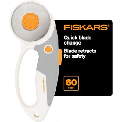 Fiskars Cuchillas giratorias, color blanco Fiskars Cuchillas giratorias, color blanco