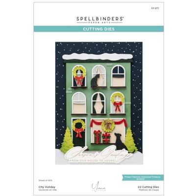 Spellbinders Troqueles grabados de la colección City Holiday de Yana Smakula Spellbinders Troqueles grabados de la colección City Holiday de Yana Smakula