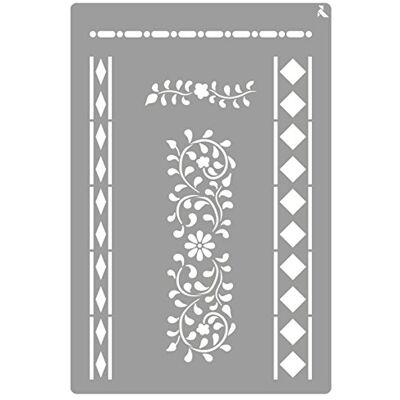 La Pajarita Plantilla Stencil St-08 Deco 20X30 CM Especial Para Chalk Paint y Pintura Tela La Pajarita Plantilla Stencil St-08 Deco 20X30 CM Especial Para Chalk Paint y Pintura Tela