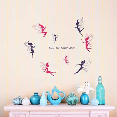 WALPLUS Decoration Sticker Kids Pink Fairies Deluxe WALPLUS Decoration Sticker Kids Pink Fairies Deluxe