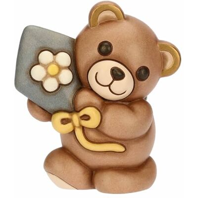 THUN Teddy Primavera con Cometa, Mediano cerámica Colección Jardín de Primavera 9.5 x 6.5 x 10.8 cm THUN Teddy Primavera con Cometa, Mediano cerámica Colección Jardín de Primavera 9.5 x 6.5 x 10.8 cm
