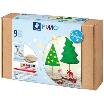 STAEDTLER FIMOair Set Christmas FIMO, Arcilla, Multicolor, Talla unica STAEDTLER FIMOair Set Christmas FIMO, Arcilla, Multicolor, Talla unica