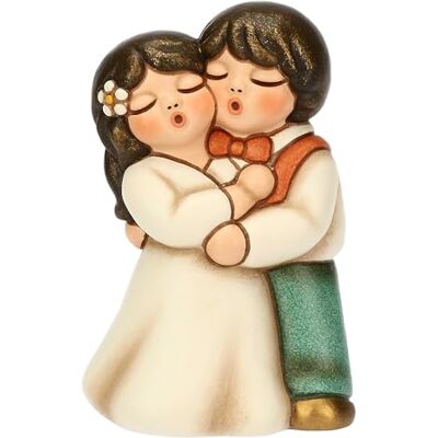 THUN Novios abrazados, pequeños cerámica Colección Bombonera 4.4 x 3.7 x 6.6 cm THUN Novios abrazados, pequeños cerámica Colección Bombonera 4.4 x 3.7 x 6.6 cm