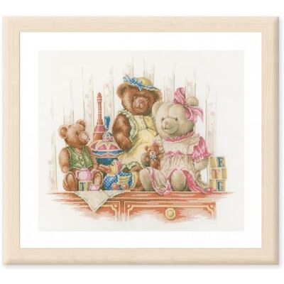 Lanarte Kits De Punto De Cruz Contado Completo Arte De Pared DIY Ositos Y Juguetes Set Manualidades Adultos Set Decoracion Salon Creativo Regalo ca. 44 x 34 cm Cross Stitch Embroidery Lanarte Kits De Punto De Cruz Contado Completo Arte De Pared DIY Ositos Y Juguetes Set Manualidades Adultos Set Decoracion Salon Creativo Regalo ca. 44 x 34 cm Cross Stitch Embroidery