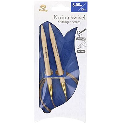 Tulip Agujas Circulares Knina Swivel 100 cm 8 mm 1 Unidad Tulip Agujas Circulares Knina Swivel 100 cm 8 mm 1 Unidad