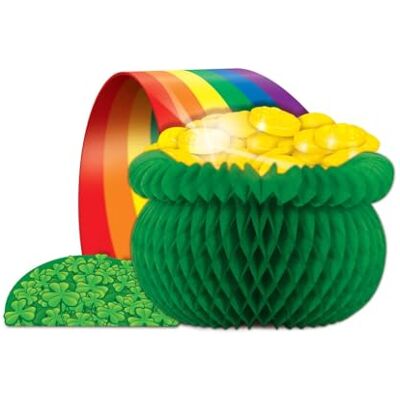 Beistle Pot-O-Gold Accesorio para Centro de Mesa (1 Unidad) (1 Unidad) Beistle Pot-O-Gold Accesorio para Centro de Mesa (1 Unidad) (1 Unidad)