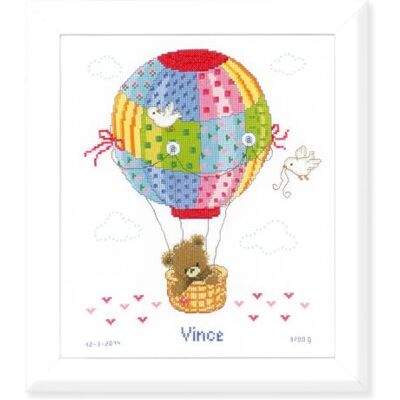 Vervaco Kit Punto De Cruz Bebe Nacimiento Regalos DIY Completo Globo AEROSTÁTICO Creativo Manualidades Creatividad Adultos Decoracion Pared Bordar Kit Principiantes ca. 25 x 29 cm Cross Stitch Vervaco Kit Punto De Cruz Bebe Nacimiento Regalos DIY Completo Globo AEROSTÁTICO Creativo Manualidades Creatividad Adultos Decoracion Pared Bordar Kit Principiantes ca. 25 x 29 cm Cross Stitch
