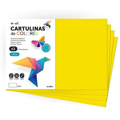 m-office - A4 Colored Cardstock 180g - 100 hojas - Verde oscuro m-office - A4 Colored Cardstock 180g - 100 hojas - Verde oscuro