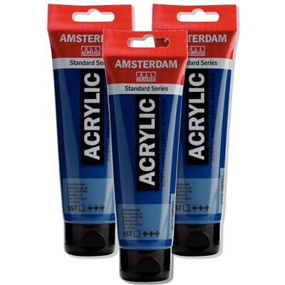 Amsterdam Standard Series Colores Acrílicos Tubo 120 ml Azul Verdoso 557 (17095572) Amsterdam Standard Series Colores Acrílicos Tubo 120 ml Azul Verdoso 557 (17095572)