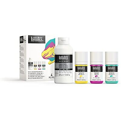 Liquitex LQX ADDITIVO SET POURING MEDIUM MATE + SOFT BODY Liquitex LQX ADDITIVO SET POURING MEDIUM MATE + SOFT BODY