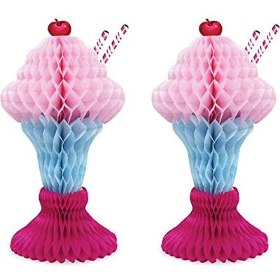 Beistle A Creation -Papel de Seda (2 Unidades) Decoraciones Centros de Mesa para Malt Shop Suministros de Fiesta temática de los años 50, Rosa Oscuro/Rosa/Azul Claro/Rojo/Blanco Beistle A Creation -Papel de Seda (2 Unidades) Decoraciones Centros de Mesa para Malt Shop Suministros de Fiesta temática de los años 50, Rosa Oscuro/Rosa/Azul Claro/Rojo/Blanco