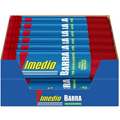 Imedio Pegamento en barra pack 12x21gr unidad Imedio Pegamento en barra pack 12x21gr unidad