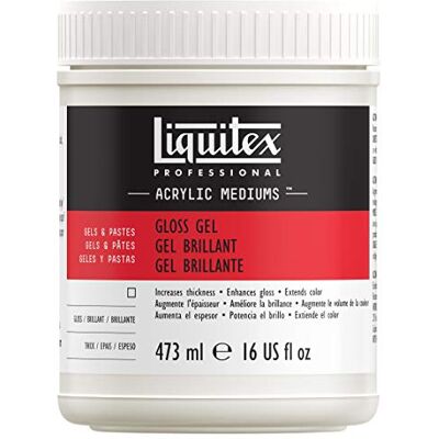 Liquitex - Gel de Brillo - Medio Acrílico Profesional para Textura y Brillo Liquitex - Gel de Brillo - Medio Acrílico Profesional para Textura y Brillo