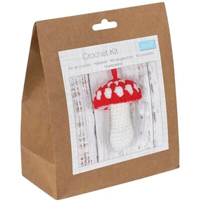Trimits Kit de ganchillo Seta (8 x 8,5 cm) con hilo, aguja de ganchillo, marcadores de puntos, aguja, relleno e instrucciones Crea una decoración única y hecha a mano para tu hogar. Trimits Kit de ganchillo Seta (8 x 8,5 cm) con hilo, aguja de ganchillo, marcadores de puntos, aguja, relleno e instrucciones Crea una decoración única y hecha a mano para tu hogar.