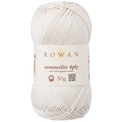 Rowan Summerlite Ovillo de lana (4 capas, 100% algodón, 50 g) Rowan Summerlite Ovillo de lana (4 capas, 100% algodón, 50 g)