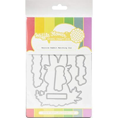 Waffle Flower Crafts Troquel con diseño de Flores de gofre, Acero, Regocija Conejo, talla única Waffle Flower Crafts Troquel con diseño de Flores de gofre, Acero, Regocija Conejo, talla única