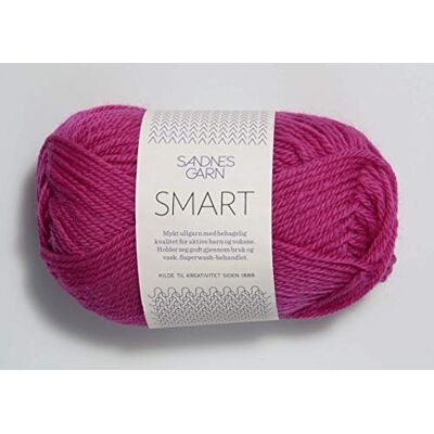 Sandnes Garn Smart col.4616 varm rosa aprox. 100 m 50 g Sandnes Garn Smart col.4616 varm rosa aprox. 100 m 50 g