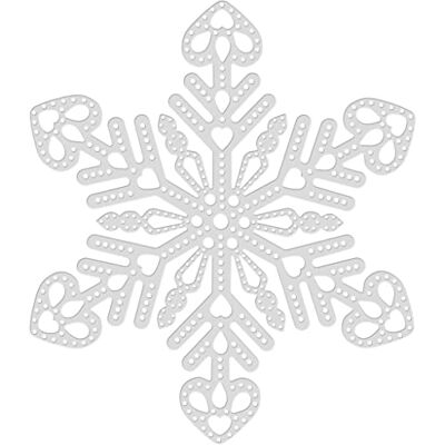 Go Craft Distribution Gran Copo de Nieve Perforado Sweet Dixie Troquel de Corte - Troquel de Corte para Manualidades Go Craft Distribution Gran Copo de Nieve Perforado Sweet Dixie Troquel de Corte - Troquel de Corte para Manualidades