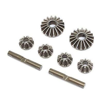 TEAM LOSI RACING Diff Gear & Cross Pin Set Metal: 22X-4 TEAM LOSI RACING Diff Gear & Cross Pin Set Metal: 22X-4