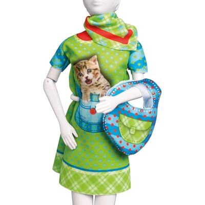 Vervaco Dress Your Doll Kit Costura Vestidos Muñecas Gatito Twiggy Kit De Diseño De Moda para Niñas Telas Bonitas para Manualidadesca. 30 x 39 cm Costura para Principiantes Fashion Design Set Vervaco Dress Your Doll Kit Costura Vestidos Muñecas Gatito Twiggy Kit De Diseño De Moda para Niñas Telas Bonitas para Manualidadesca. 30 x 39 cm Costura para Principiantes Fashion Design Set