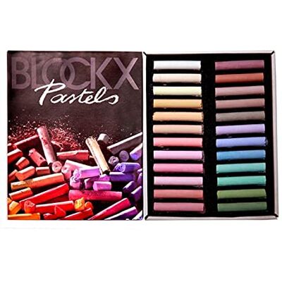Honsell Blockx Juego de 24 lápices de colores brillantes y brillantes, hechos a mano con pigmentos puros, colores vibrantes con alta opacidad. Honsell Blockx Juego de 24 lápices de colores brillantes y brillantes, hechos a mano con pigmentos puros, colores vibrantes con alta opacidad.