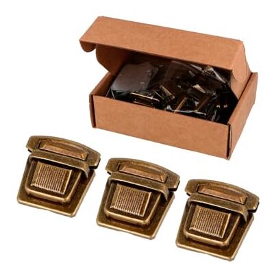 VELOX Broche Tupi Rectangular Acero Oro Viejo 37x36 mm. 17u. VELOX Broche Tupi Rectangular Acero Oro Viejo 37x36 mm. 17u.