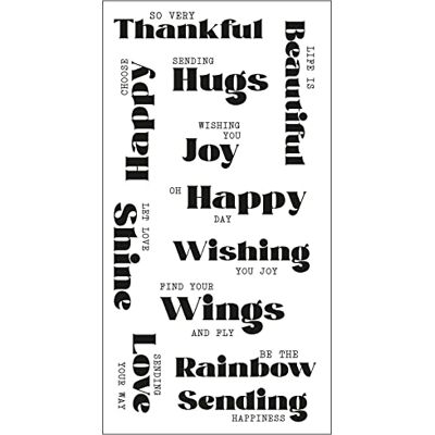 Sizzix Juego de sellos transparentes 12PK Good Vibes #4 de Pete Hughes Capítulo 2 2022 Sizzix Juego de sellos transparentes 12PK Good Vibes #4 de Pete Hughes Capítulo 2 2022