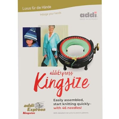 Addi Libro para máquina de tejer Express Kingsize en español 1 unidad Addi Libro para máquina de tejer Express Kingsize en español 1 unidad