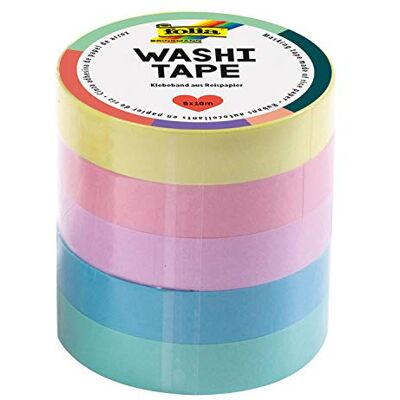 Folia Washi Tape Juego de 5 - Cinta decorativa de papel Folia Washi Tape Juego de 5 - Cinta decorativa de papel