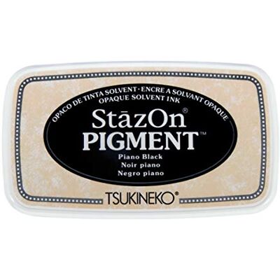 Rayher StazOn Almohadilla de tinta de pigmento (9,6 x 5,5 x 2,2 cm), color negro Rayher StazOn Almohadilla de tinta de pigmento (9,6 x 5,5 x 2,2 cm), color negro