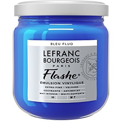 Lefranc Bourgeois - Flashe 400 ml 083 - Bleu fluo - Paint Lefranc Bourgeois - Flashe 400 ml 083 - Bleu fluo - Paint