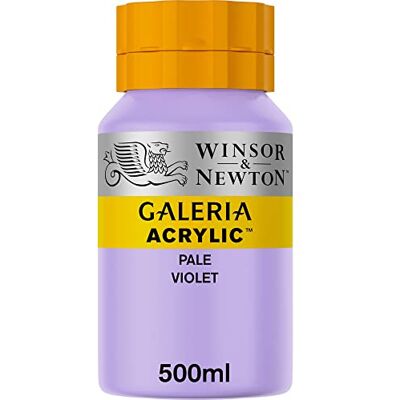 Winsor & Newton Galería Pintura Acrílica , 500 ml, Morado (Pale Violet) Winsor & Newton Galería Pintura Acrílica , 500 ml, Morado (Pale Violet)
