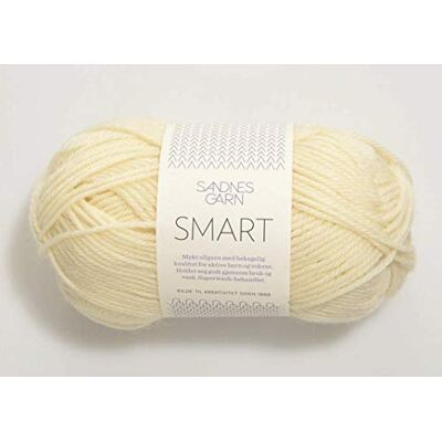 Sandnes Garn Smart Col.1012 Natural aprox. 100 m 50 g Sandnes Garn Smart Col.1012 Natural aprox. 100 m 50 g