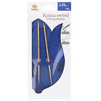 Tulip Agujas Circulares Knina Swivel 100cm 3.25mm 1 pieza Tulip Agujas Circulares Knina Swivel 100cm 3.25mm 1 pieza