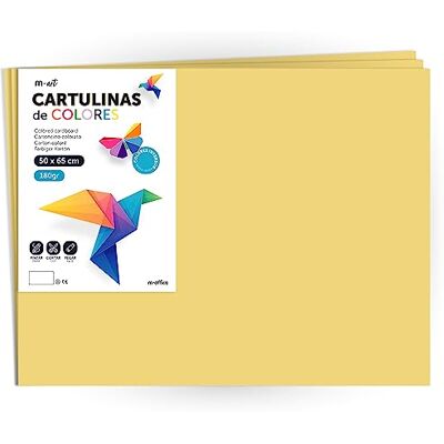 Cartulina de Colores Grande - 50x65 cm, 25 Hojas Cartulina de Colores Grande - 50x65 cm, 25 Hojas