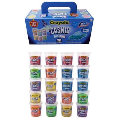 Cefatoys Cefa Toys Plastilina Crayola Cosmic Pack 20 Botes 85g c/u Masa Moldeable Brillante No Tóxica Maletín de Transporte Incluido Apto para Niños a Partir de los 3 Años Cefatoys Cefa Toys Plastilina Crayola Cosmic Pack 20 Botes 85g c/u Masa Moldeable Brillante No Tóxica Maletín de Transporte Incluido Apto para Niños a Partir de los 3 Años