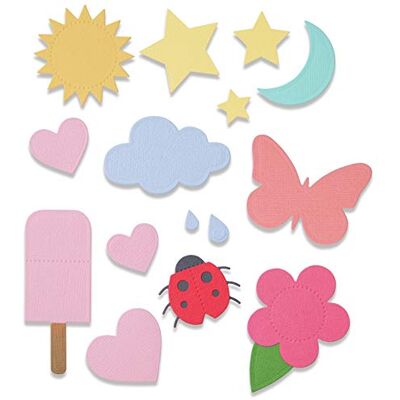 Sizzix - Thinlits - Formas de metal - Plantillas - Set de plantillas Sizzix - Thinlits - Formas de metal - Plantillas - Set de plantillas